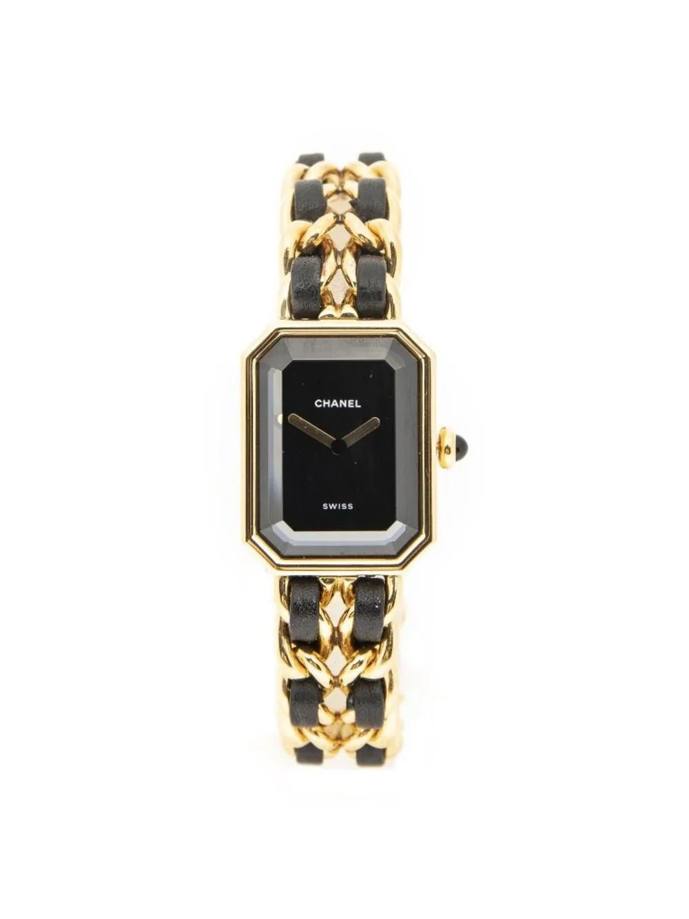 Chanel Premiere Black Gold Plated Shoulder Bag
